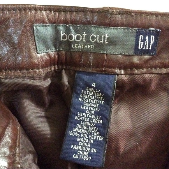 Gorgeous Gap smooth leather pants - Picture 4 of 9